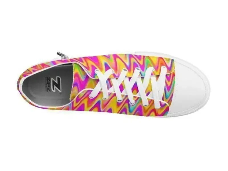 ZipZ Low-Top Sneakers-WAVY #1 ZipZ Low-Top Sneakers-from COLORADDICTED.COM-