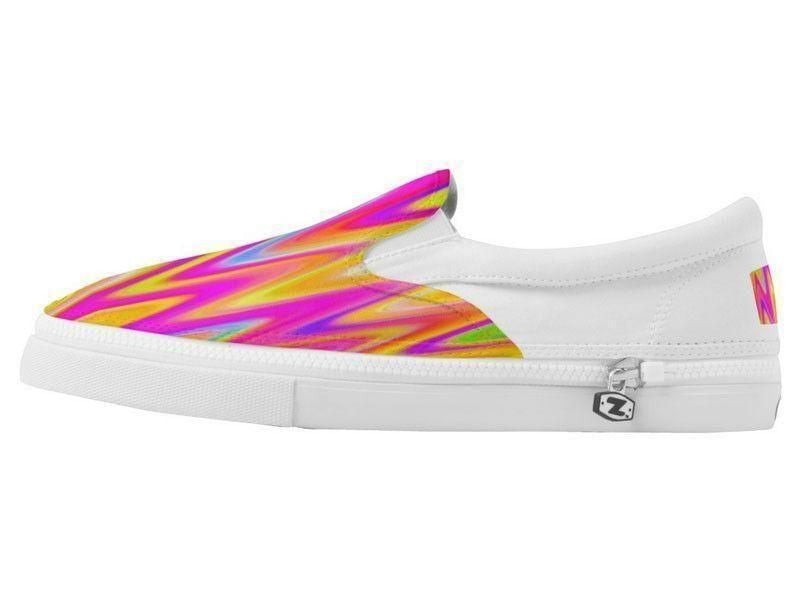 ZipZ Slip-On Sneakers-WAVY #1 ZipZ Slip-On Sneakers-from COLORADDICTED.COM-