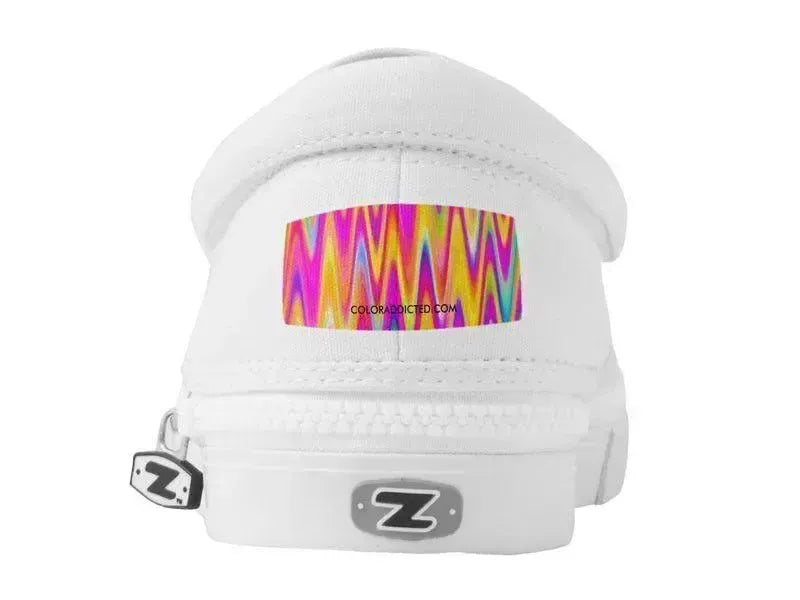 ZipZ Slip-On Sneakers-WAVY #1 ZipZ Slip-On Sneakers-from COLORADDICTED.COM-