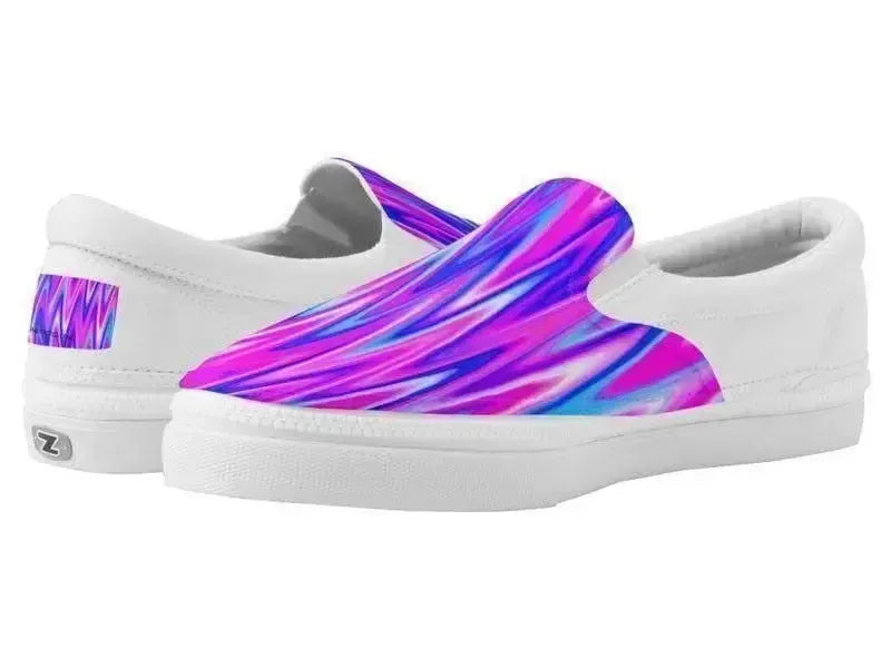 ZipZ Slip-On Sneakers-WAVY #1 ZipZ Slip-On Sneakers-from COLORADDICTED.COM-