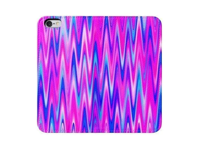 iPhone Wallets-WAVY #1 iPhone Wallets-Blues & Purples & Fuchsias-from COLORADDICTED.COM-