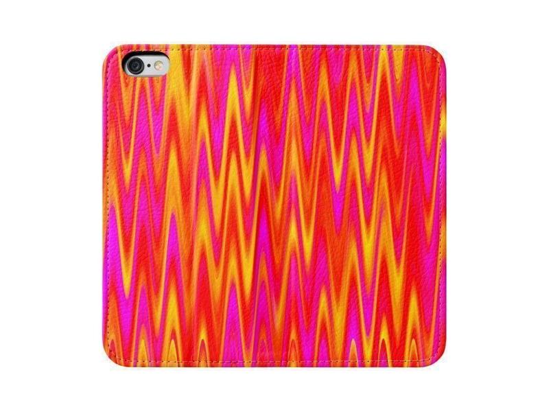 iPhone Wallets-WAVY #1 iPhone Wallets-Reds &amp; Oranges &amp; Yellows &amp; Fuchsias-from COLORADDICTED.COM-