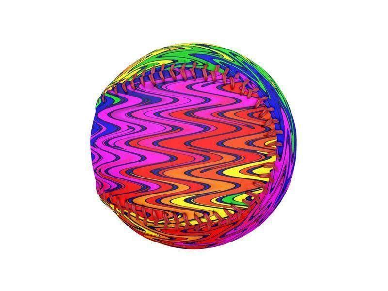 Baseballs-WAVY #2 Baseballs-Multicolor Bright-from COLORADDICTED.COM-