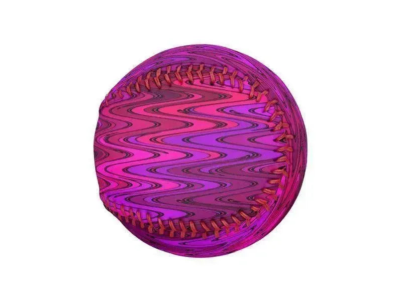 Baseballs-WAVY #2 Baseballs-Purples & Fuchsias & Violets & Magentas-from COLORADDICTED.COM-