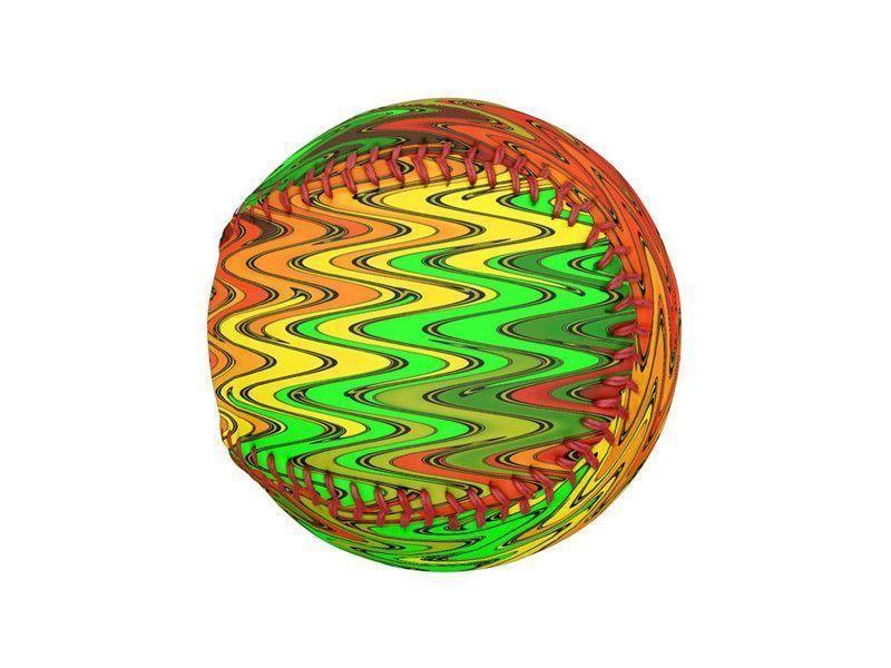 Baseballs-WAVY #2 Baseballs-Reds &amp; Oranges &amp; Yellows &amp; Greens-from COLORADDICTED.COM-