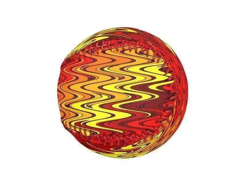 Baseballs-WAVY #2 Baseballs-Reds & Oranges & Yellows-from COLORADDICTED.COM-