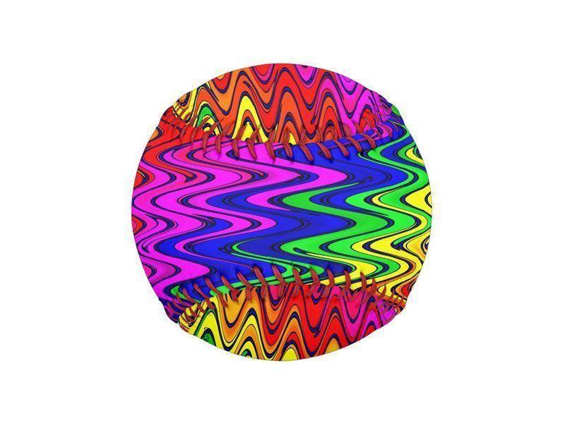 Baseballs-WAVY #2 Baseballs-Multicolor Bright-from COLORADDICTED.COM-