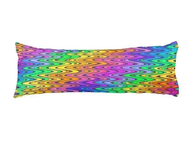Body Pillows - Dakimakuras-WAVY #2 Body Pillows - Dakimakuras-Multicolor Light-from COLORADDICTED.COM-