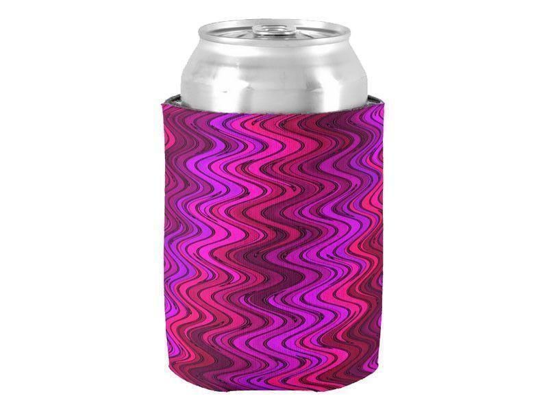 Can Cooler Sleeves – Can Koozies-WAVY #2 Bottle & Can Cooler Sleeves – Bottle & Can Koozies-from COLORADDICTED.COM-