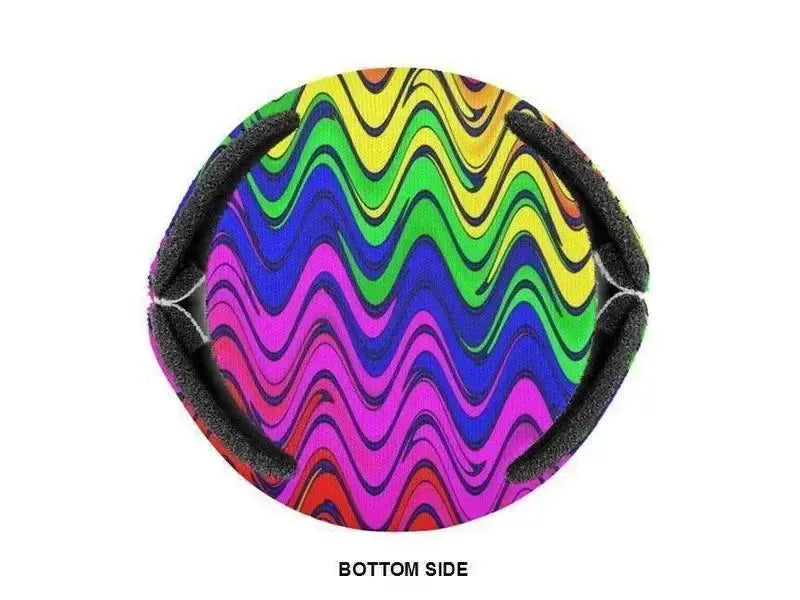 Can Cooler Sleeves – Can Koozies-WAVY #2 Bottle & Can Cooler Sleeves – Bottle & Can Koozies-from COLORADDICTED.COM-