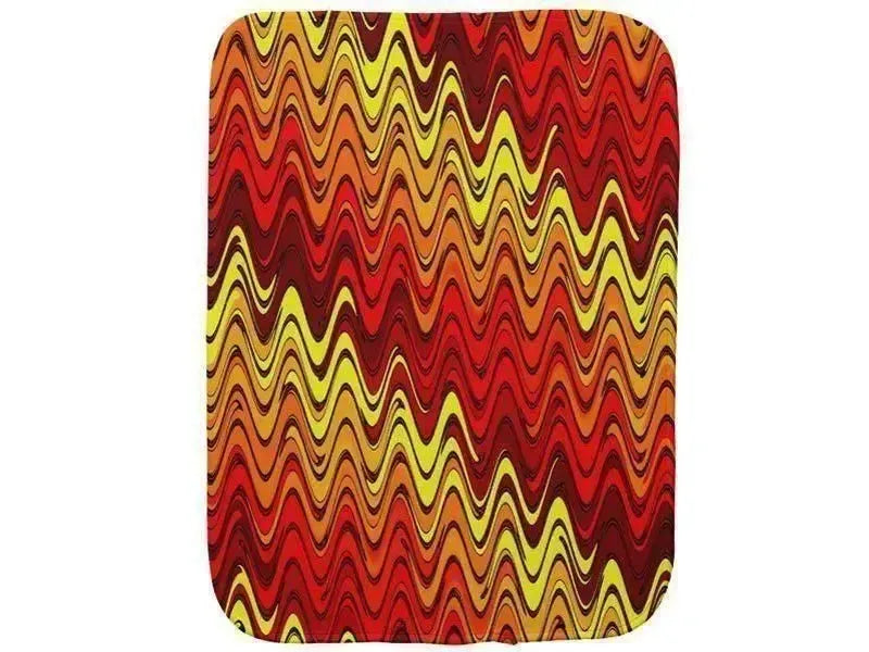Burp Cloths-WAVY #2 Burp Cloths-Reds, Oranges & Yellows-from COLORADDICTED.COM-