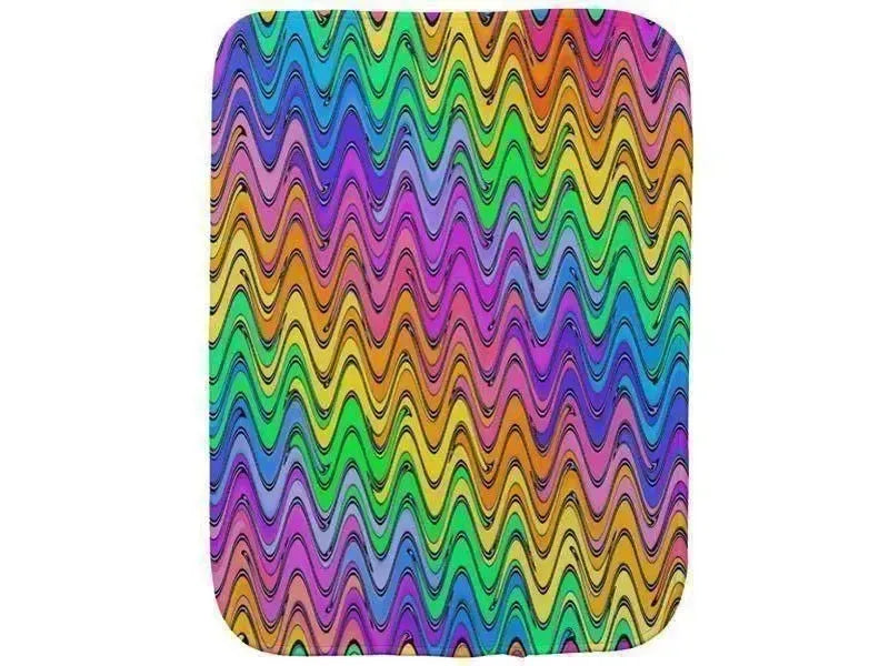 Burp Cloths-WAVY #2 Burp Cloths-from COLORADDICTED.COM-