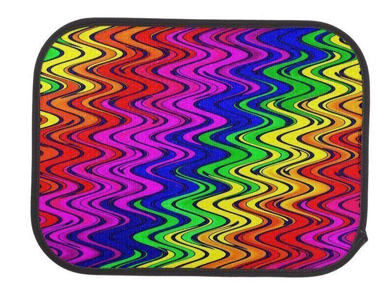 Car Mats-WAVY #2 Car Mats Sets-Multicolor Bright-from COLORADDICTED.COM-