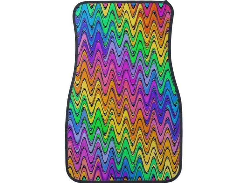 Car Mats-WAVY #2 Car Mats Sets-Multicolor Light-from COLORADDICTED.COM-