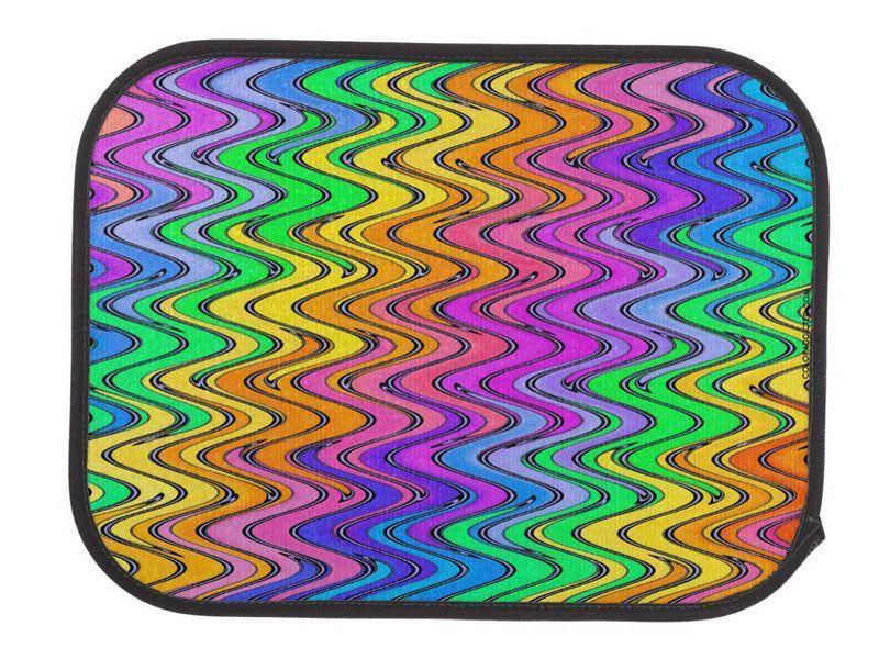 Car Mats-WAVY #2 Car Mats Sets-Multicolor Light-from COLORADDICTED.COM-