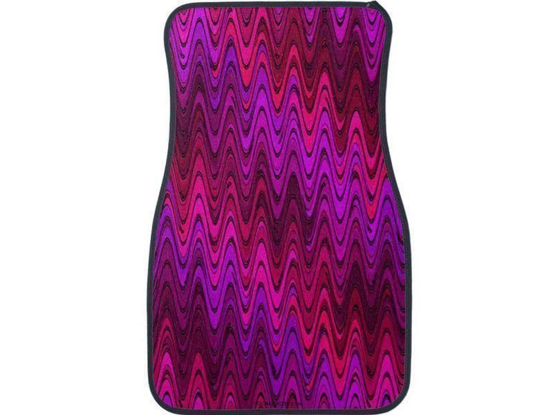 Car Mats-WAVY #2 Car Mats Sets-Purples &amp; Fuchsias &amp; Violets &amp; Magentas-from COLORADDICTED.COM-