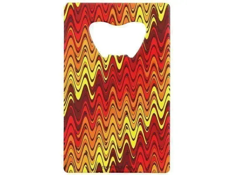 Credit Card Bottle Openers-WAVY #2 Credit Card Bottle Openers-from COLORADDICTED.COM-