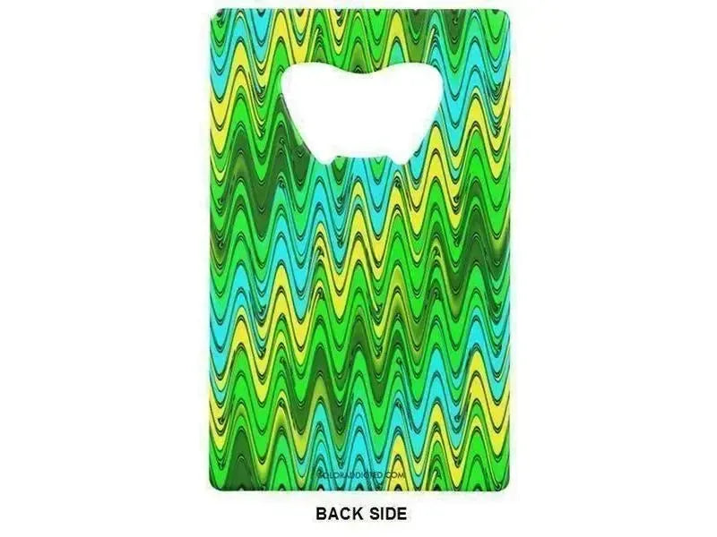Credit Card Bottle Openers-WAVY #2 Credit Card Bottle Openers-from COLORADDICTED.COM-