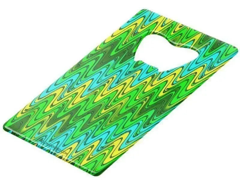 Credit Card Bottle Openers-WAVY #2 Credit Card Bottle Openers-from COLORADDICTED.COM-