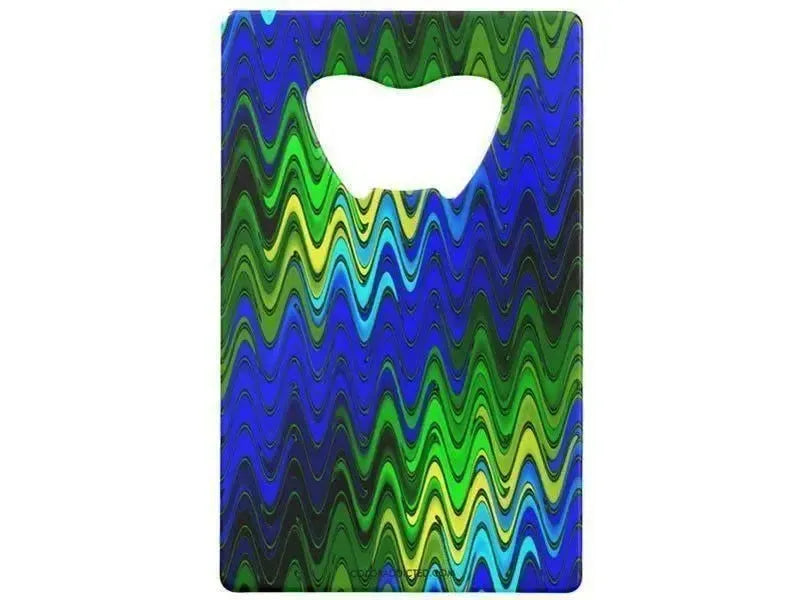 Credit Card Bottle Openers-WAVY #2 Credit Card Bottle Openers-from COLORADDICTED.COM-