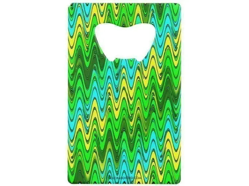 Credit Card Bottle Openers-WAVY #2 Credit Card Bottle Openers-from COLORADDICTED.COM-