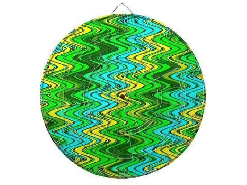 Dartboards-WAVY #2 Dartboards (includes 6 Darts)-Greens &amp; Yellows &amp; Light Blues-from COLORADDICTED.COM-
