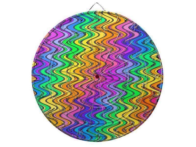 Dartboards-WAVY #2 Dartboards (includes 6 Darts)-Multicolor Light-from COLORADDICTED.COM-