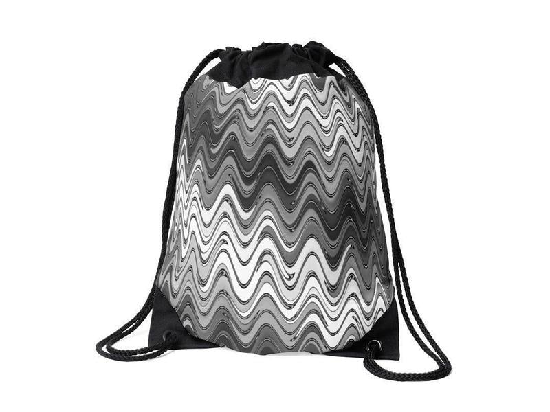 Drawstring Bags-WAVY #2 Drawstring Bags-from COLORADDICTED.COM-