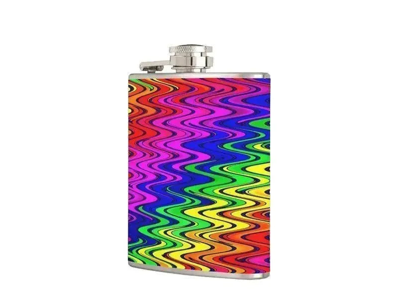 Hip Flasks-WAVY #2 Hip Flasks-from COLORADDICTED.COM-