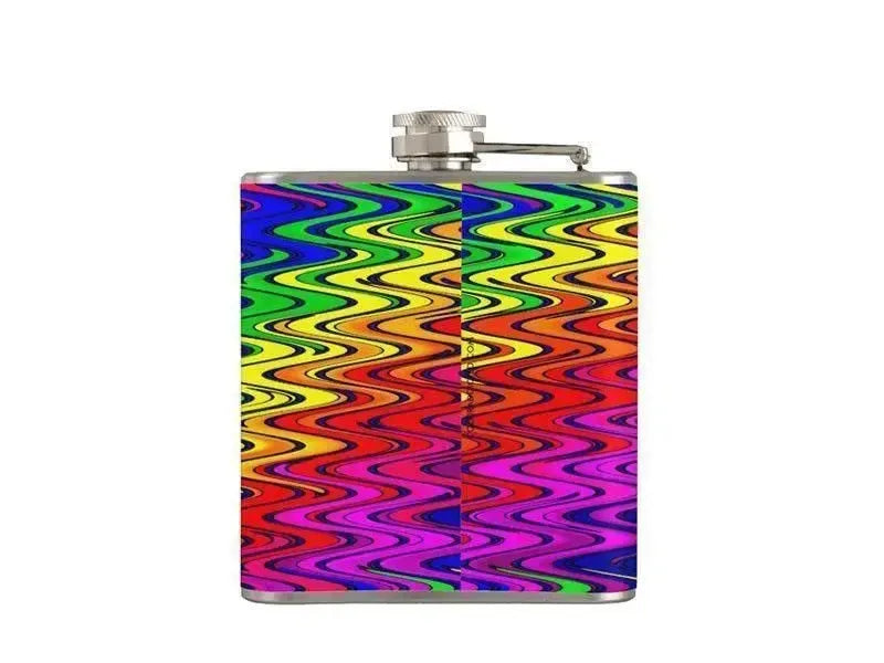 Hip Flasks-WAVY #2 Hip Flasks-from COLORADDICTED.COM-