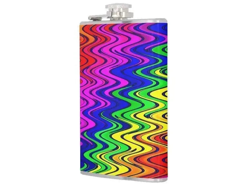 Hip Flasks-WAVY #2 Hip Flasks-from COLORADDICTED.COM-
