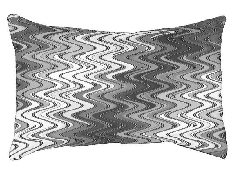 Dog Beds-WAVY #2 Indoor/Outdoor Dog Beds-Grays &amp; White-from COLORADDICTED.COM-