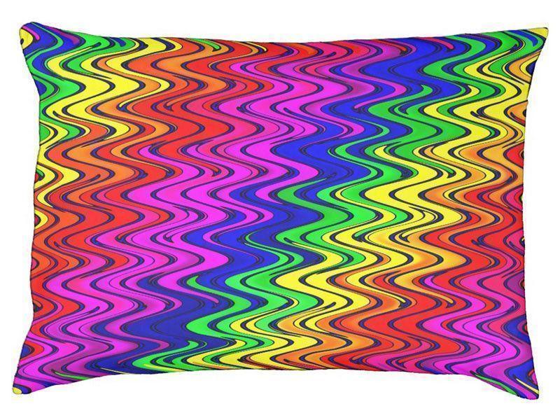 Dog Beds-WAVY #2 Indoor/Outdoor Dog Beds-Multicolor Bright-from COLORADDICTED.COM-