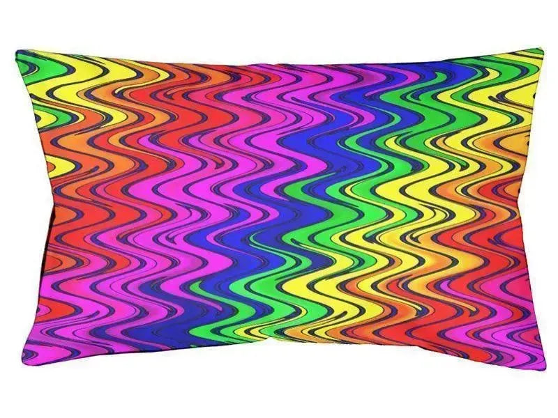 Dog Beds-WAVY #2 Indoor/Outdoor Dog Beds-Multicolor Bright-from COLORADDICTED.COM-