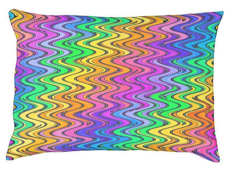Dog Beds-WAVY #2 Indoor/Outdoor Dog Beds-Multicolor Light-from COLORADDICTED.COM-