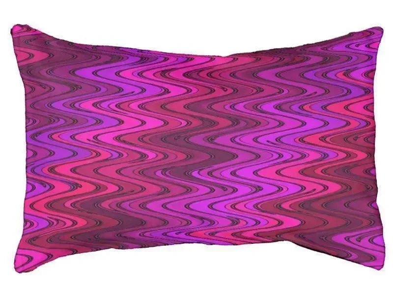 Dog Beds-WAVY #2 Indoor/Outdoor Dog Beds-Purples, Fuchsias, Violets & Magentas-from COLORADDICTED.COM-