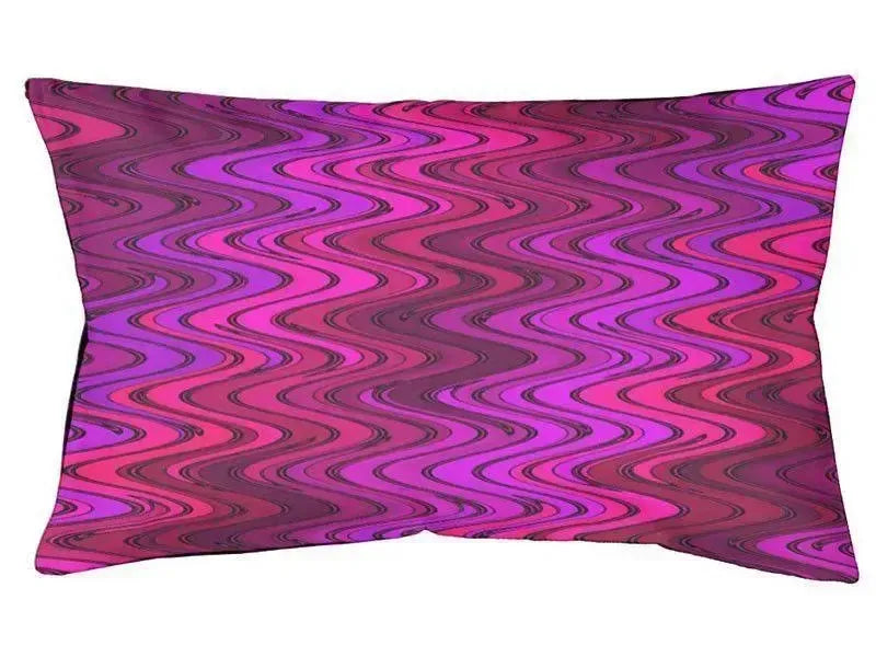 Dog Beds-WAVY #2 Indoor/Outdoor Dog Beds-Purples, Fuchsias, Violets & Magentas-from COLORADDICTED.COM-