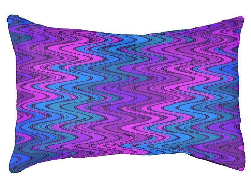 Dog Beds-WAVY #2 Indoor/Outdoor Dog Beds-Purples, Violets &amp; Turquoises-from COLORADDICTED.COM-