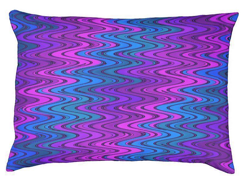 Dog Beds-WAVY #2 Indoor/Outdoor Dog Beds-Purples, Violets &amp; Turquoises-from COLORADDICTED.COM-