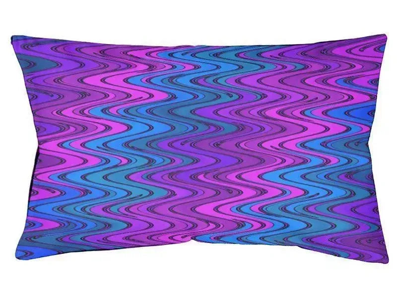 Dog Beds-WAVY #2 Indoor/Outdoor Dog Beds-Purples, Violets & Turquoises-from COLORADDICTED.COM-