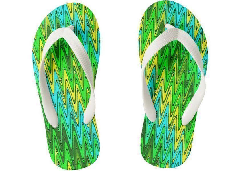 Kids Flip Flops-WAVY #2 Kids Flip Flops-from COLORADDICTED.COM-
