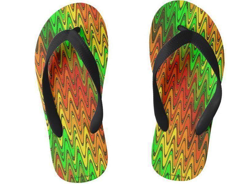 Kids Flip Flops-WAVY #2 Kids Flip Flops-from COLORADDICTED.COM-