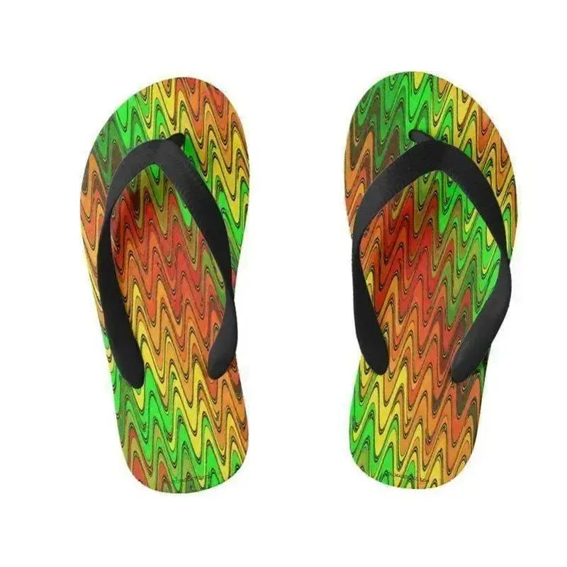 Kids Flip Flops-WAVY #2 Kids Flip Flops-from COLORADDICTED.COM-