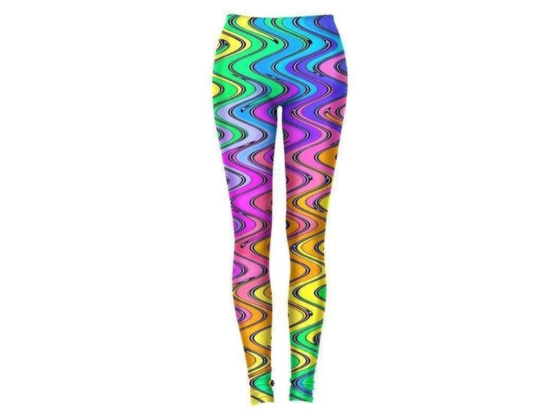 Leggings-WAVY #2 Leggings-Multicolor Light-from COLORADDICTED.COM-