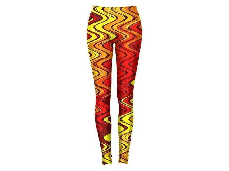 Leggings-WAVY #2 Leggings-Reds & Oranges & Yellows-from COLORADDICTED.COM-