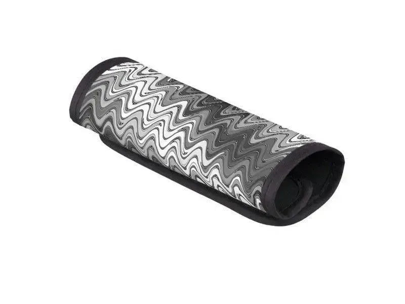 Luggage Handle Wraps-WAVY #2 Luggage Handle Wraps-Grays & White-from COLORADDICTED.COM-