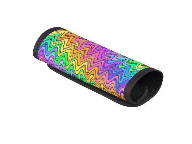 Luggage Handle Wraps-WAVY #2 Luggage Handle Wraps-Multicolor Light-from COLORADDICTED.COM-
