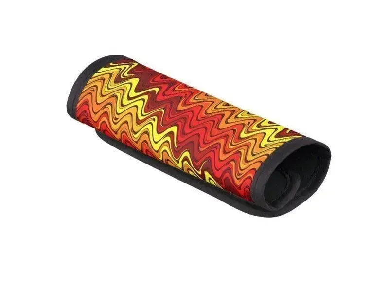 Luggage Handle Wraps-WAVY #2 Luggage Handle Wraps-Reds & Oranges & Yellows-from COLORADDICTED.COM-