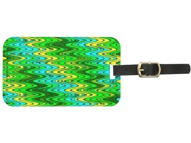 Luggage Tags-WAVY #2 Luggage Tags-from COLORADDICTED.COM-