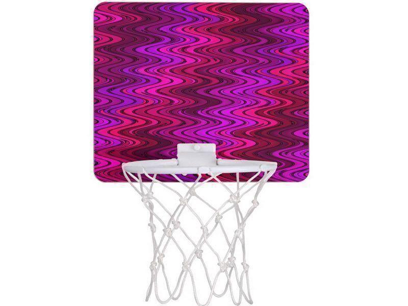 Mini Basketball Hoops-WAVY #2 Mini Basketball Hoops-Purples &amp; Fuchsias &amp; Violets &amp; Magentas-from COLORADDICTED.COM-